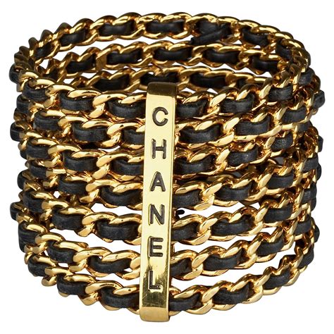 vintage chanel cuff|chanel cuff jewelry.